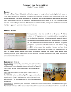 News - Pleasant Hill Schools