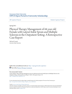 Physical Therapy Management of 44-year-old Female with