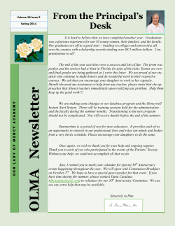 OLMA N ewsletter