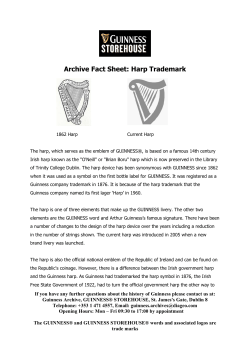 Archive Fact Sheet: Harp Trademark