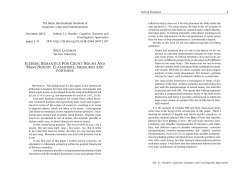 Iceberg Semantics For Count Nouns And Mass