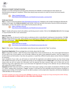 American Databank Checklist - Herbert Wertheim College of Medicine