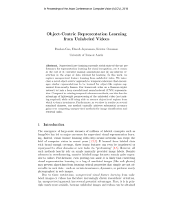 Object-Centric Representation Learning from Unlabeled Videos