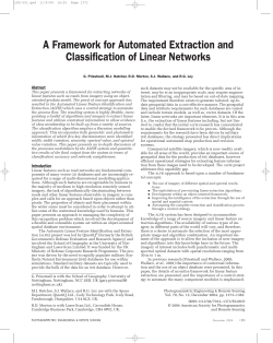 A Framework for Automated Extraction and Classification of Linear