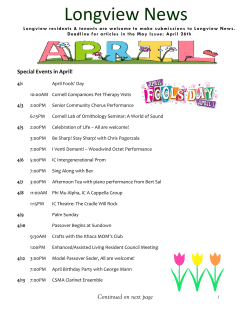 April 2017 Longview News - Longview
