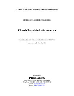 Church Trends in Latin America