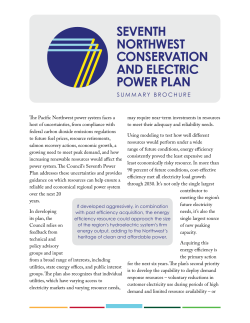 seventh northwest conservation and electric power plan