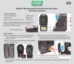 GALAXY&reg; GX2 Automated Test System Quick Start Guide