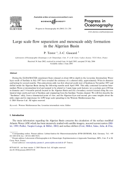Progress in Oceanography