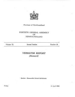 18 - House of Assembly