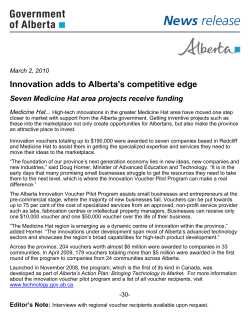 Innovation adds to Alberta`s competitive edge