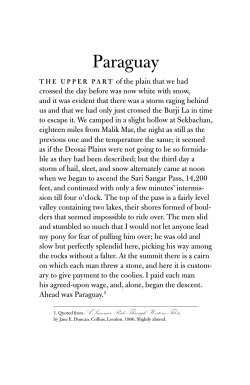 Paraguay - Castillo/Corrales