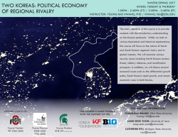 TWO KOREAS: POLITICAL ECONOMY OF REGIONAL RIVALRY