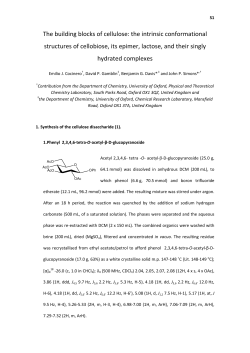The building blocks of cellulose: the intrinsic conformational