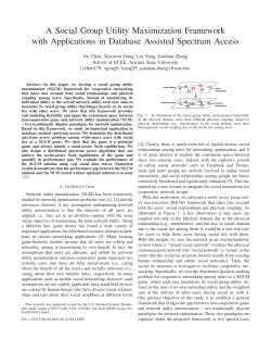 A Social Group Utility Maximization Framework