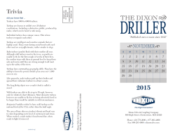 The Dixon Driller-November 2015