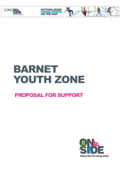 Appendix A Youth Zone Business Case