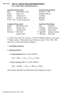 89 Notes - Chemistry Notes Lecture