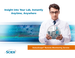 Insight into Your Lab, Instantly Anytime, Anywhere