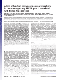 A loss-of-function nonsynonymous polymorphism in the