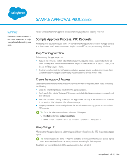 Sample Approval Processes