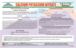 calcium potassium nitrate