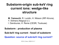 Substorm-origin sub-keV ring current ions: wedge