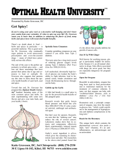 Get Spicy - Sol Chiropractic