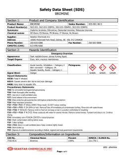 Bromine - SEASTAR CHEMICALS Inc.