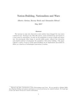 Nation#Building, Nationalism and Wars