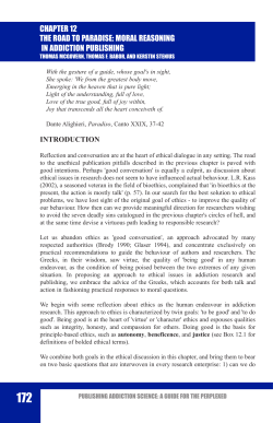 chapter 12 the road to paradise: moral reasoning in