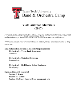 2017 TTUBOC String Audition Material