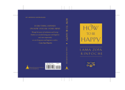 How to be Happy - Wisdom Publications