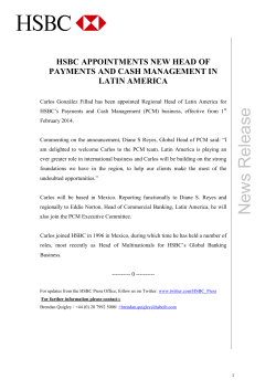 HSBC appoints new Head of Payments and Cash Management in