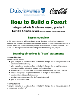 How to Build a Forest