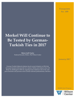 Merkel Will Continue to Be Tested by German