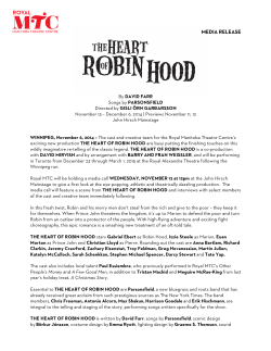 Heart of Robin Hood transforms Royal MTC Mainstage into