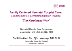Family Centered Neonatal Couplet Care
