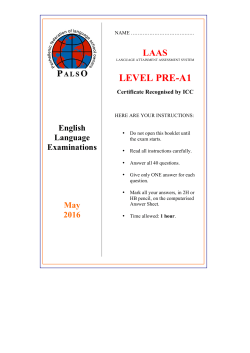 level pre-a1