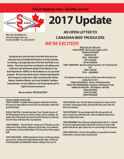 2017 Update - Select Sires GenerVations