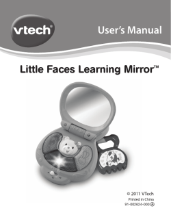 Little Faces Learning Mirror Manual