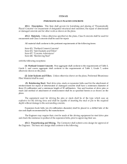 ITEM 431 PNEUMATICALLY PLACED CONCRETE 431.1