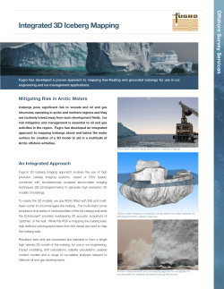 Integrated 3D Iceberg Mapping