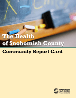 The Health of Snohomish County