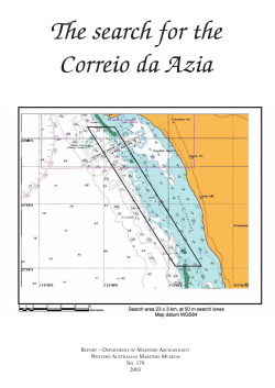 The search for the Correio da Azia