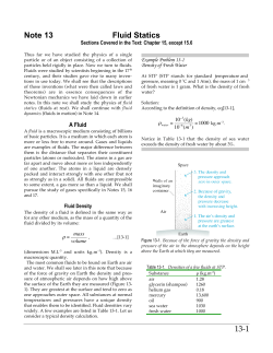 13-1 Note 13 Fluid Statics