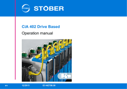 CiA 402 Drive Based operation manual