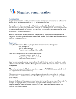 Disguised remuneration