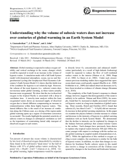 Understanding why the volume of suboxic waters