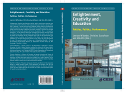Enlightenment, Creativity and Education